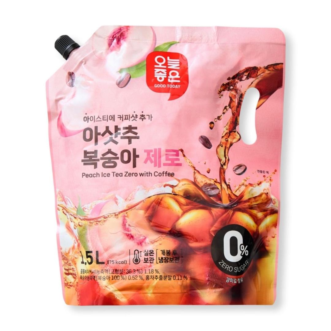 오늘좋은 아샷추 복숭아 제로 (1.5L)
