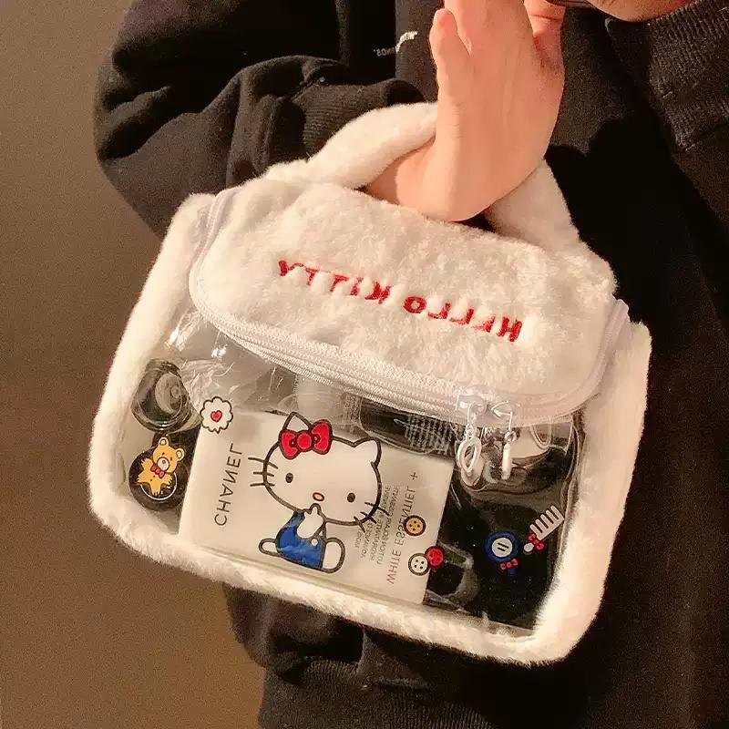 3type Fur Kitty Makeup Pouch 메이크업 파우치