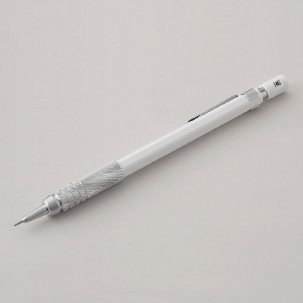 [무인양품] 저중심 샤프펜 화이트 0.38mm 0.5mm 
