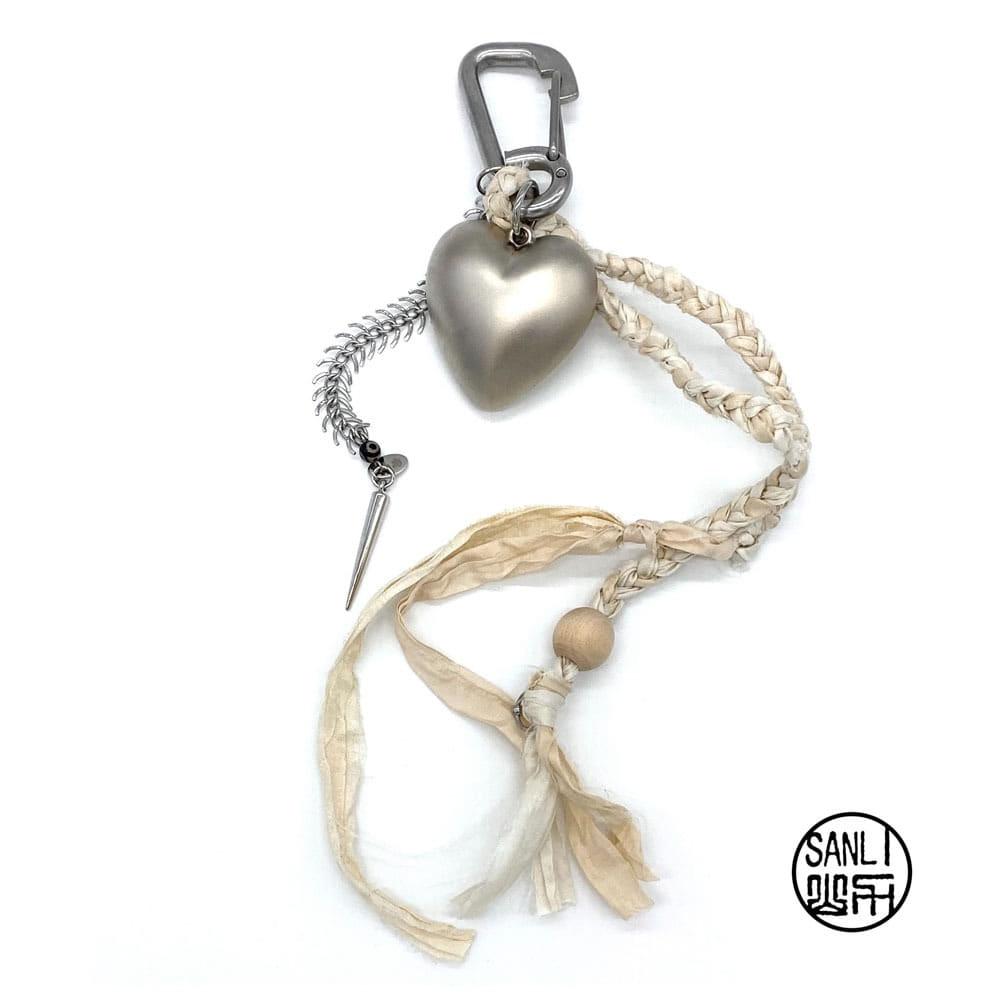 12月 山力 Silk heart keyring