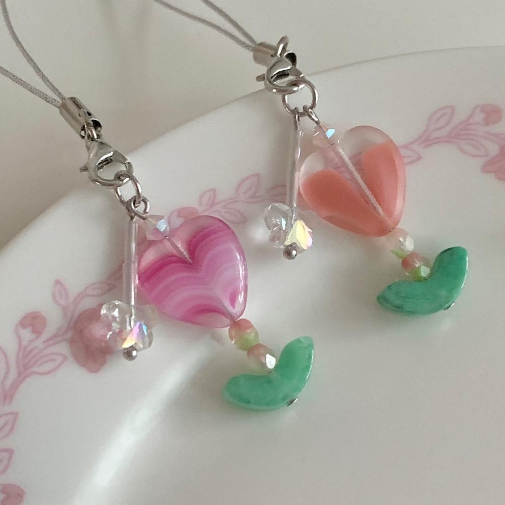 [keyring] 하트꽃 heart flower 키링 (2colors)