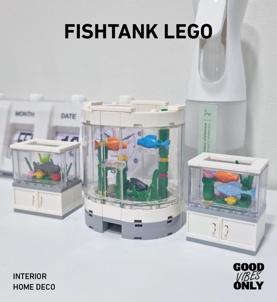 diy 미니어처 하우스 어항 미니어쳐 물고기 dly 만들기 미니 제작 박스 컬렉션 블록