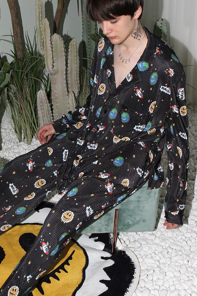 PLEATS PAJAMA SET-UP