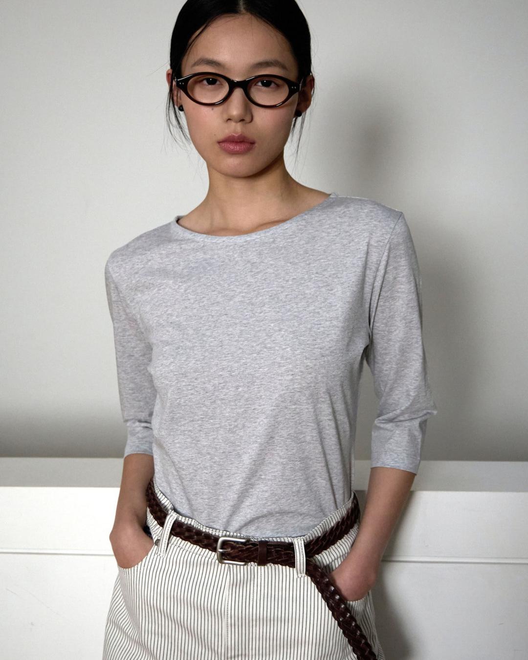 Essential 에센셜 7부 티셔츠 - 2colors