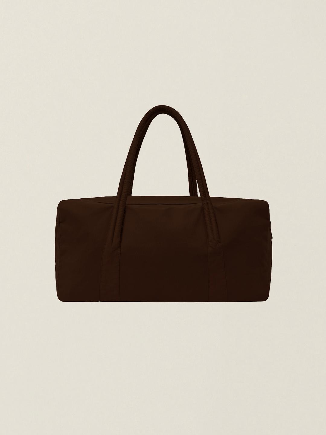 GARMENT DYED DUFFLE BAG (LARGE)  BROWN