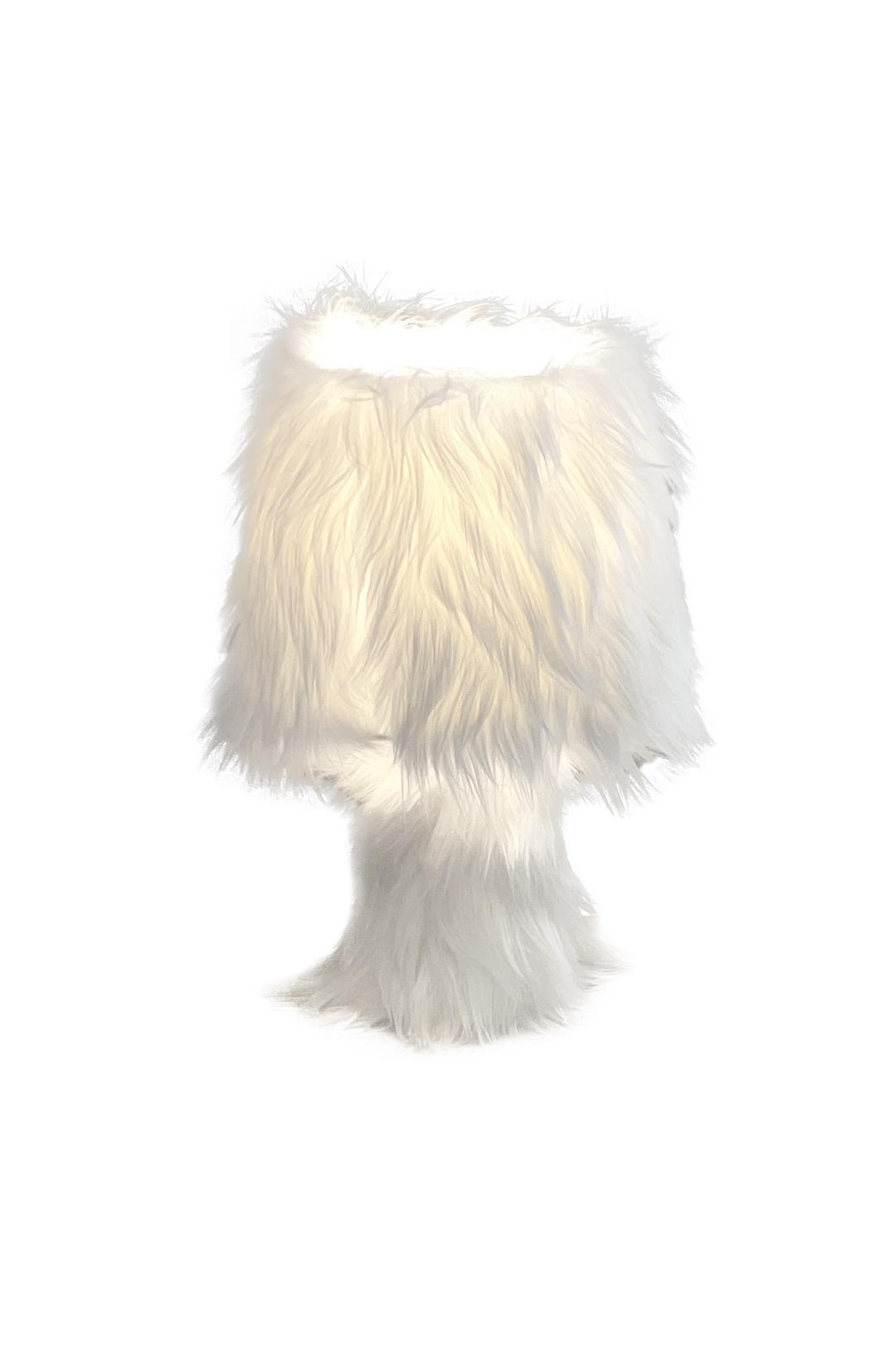 furry lamp (white)