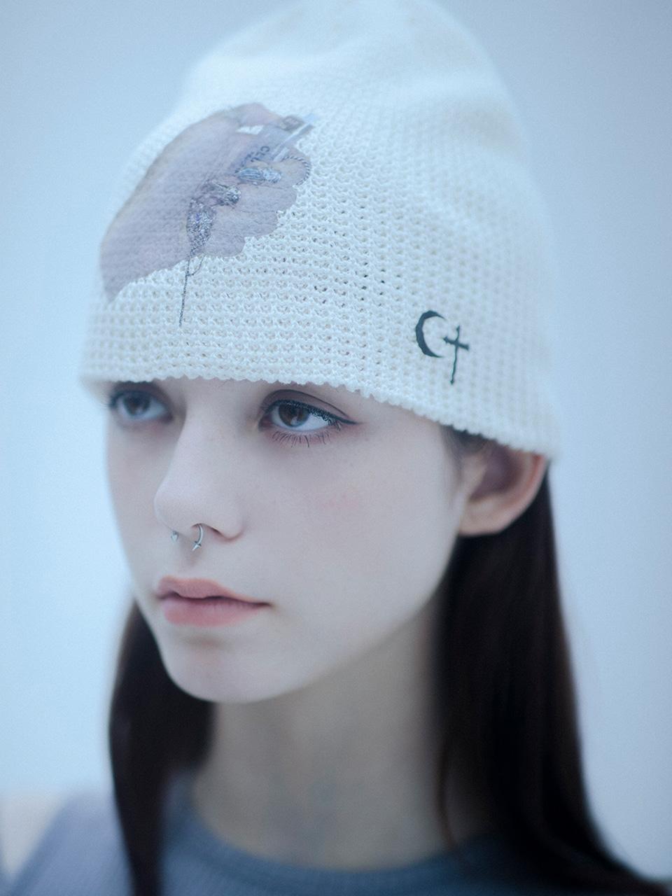 [sold out] 1 4 hold me beanie - IVORY