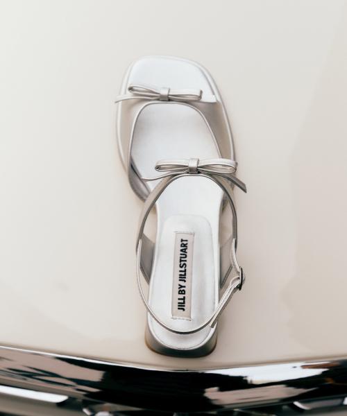 [엘리] 스퀘어 토 리본 플랫 샌들 - 4color