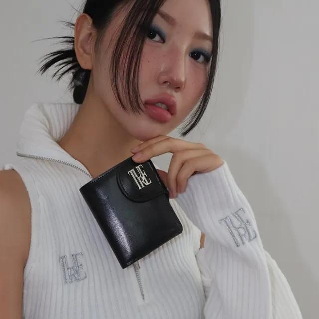 [자체제작] 오브이 토이 월렛 소가죽반지갑 블랙 / OV.TURE Toy wallet black