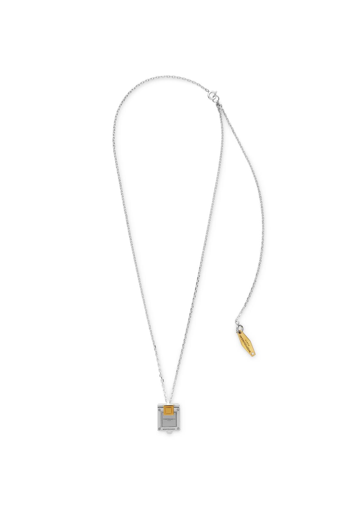 큐브 펜던트 네크리스