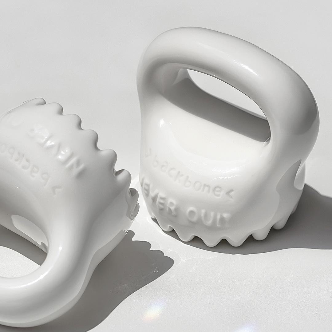 백본 케틀벨 괄사 세라믹 도자기 마사지기 유광