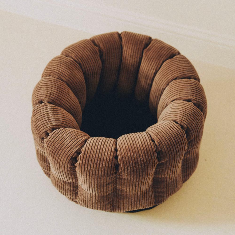 [azalea] 카눌레쿠션 / 코듀로이 브라운