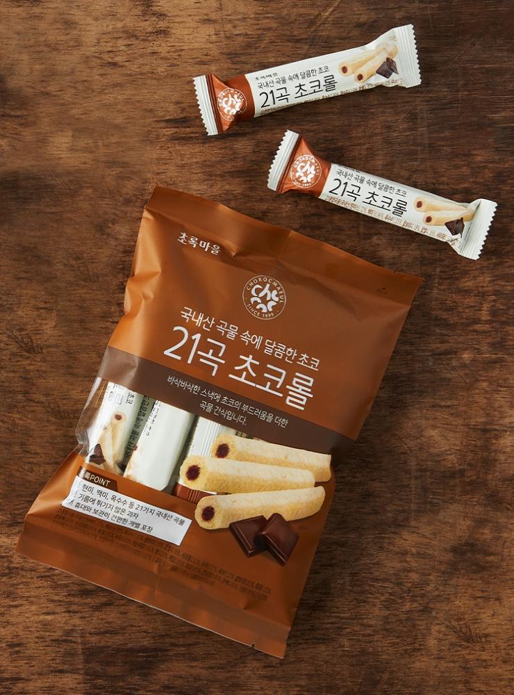 [초록마을] 21곡 초코롤(80g)