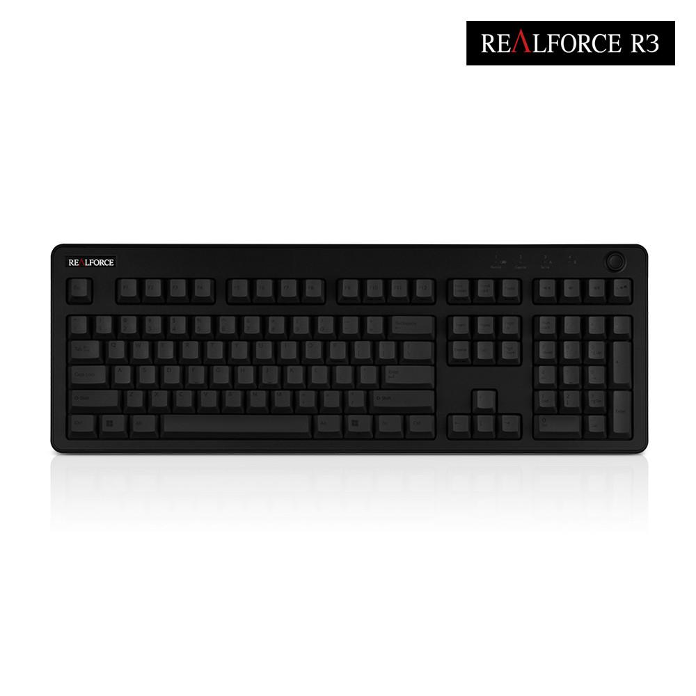 [레오폴드 정품] Realforce R3 BT 블랙 저소음 APC 30g 균등 영문 (풀사이즈)