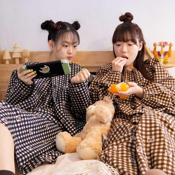 곰체크 코튼 홈웨어, 2 colors