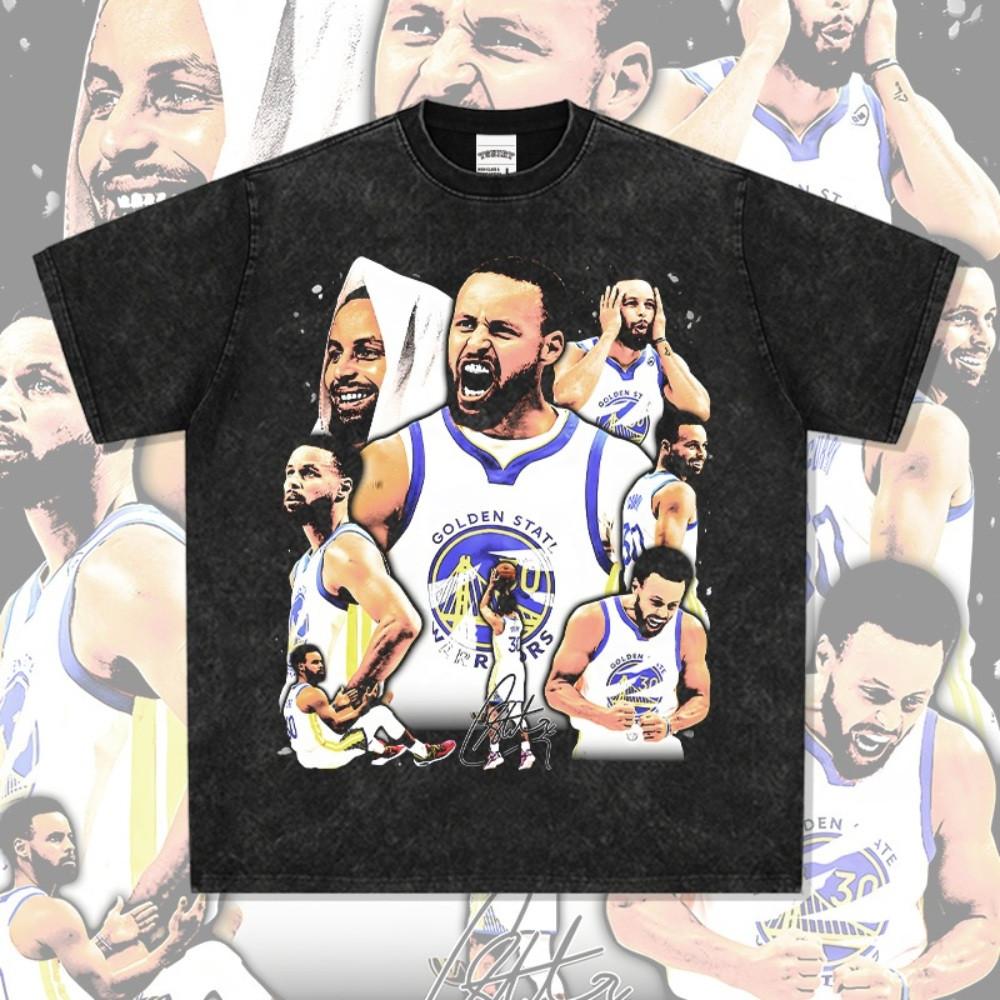 스테판 커리 Curry 골든스테이트 워리어스  NBA 프린트 티셔츠 반팔 긴팔 농구