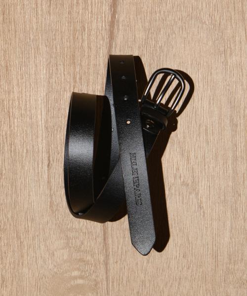 우먼 스탠다드 레더 벨트 [흑니켈 블랙]