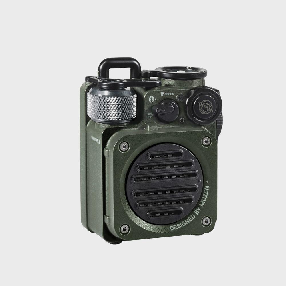 뮤젠 와일드 미니 Muzen 휴대용 캠핑 블루투스 스피커(그린)