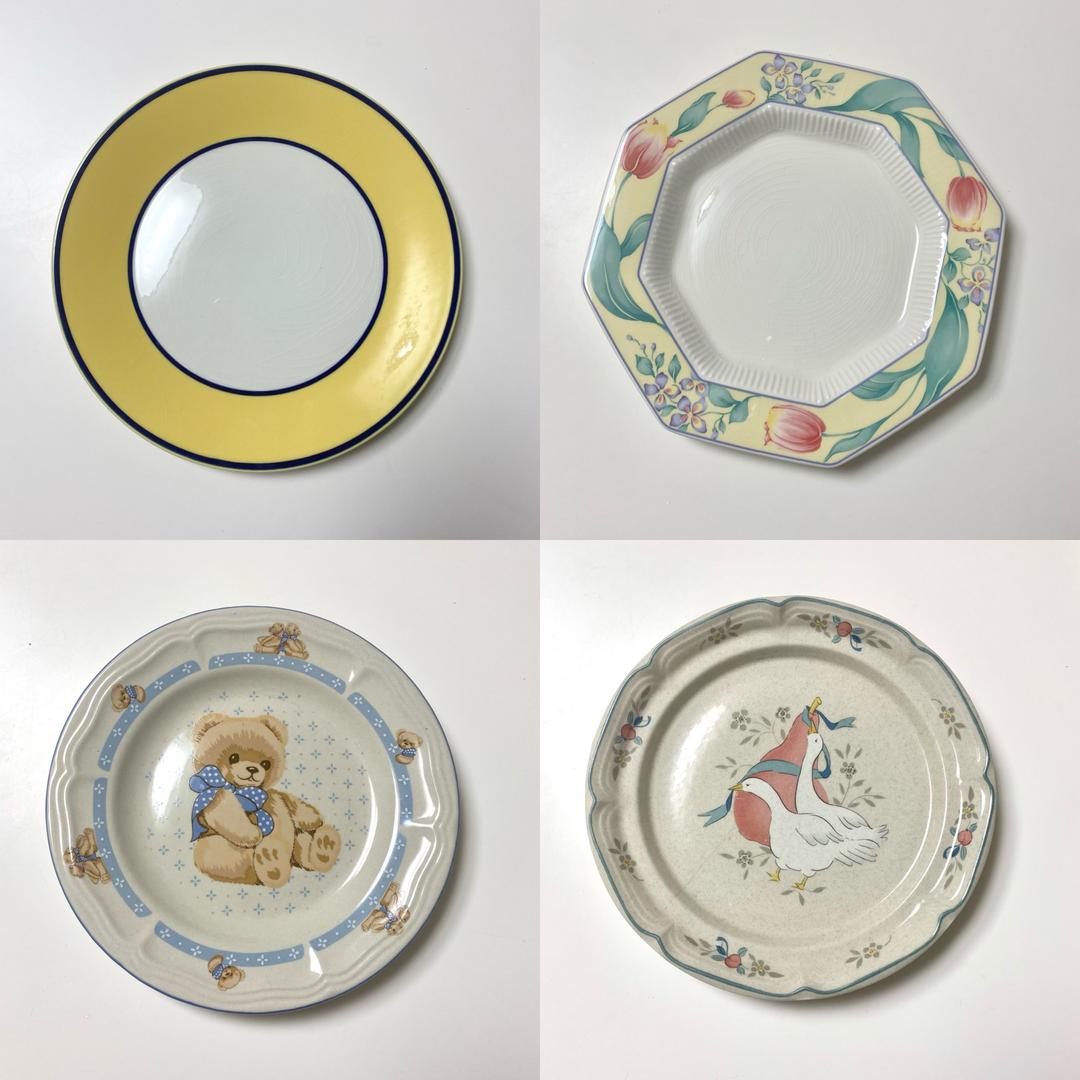 리얼빈티지 B급 플레이트 모음 샐러드접시 디너접시