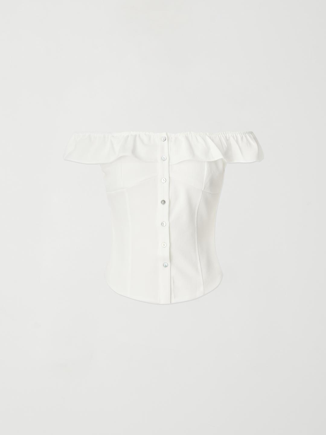 제니오 셸리 프릴 블라우스