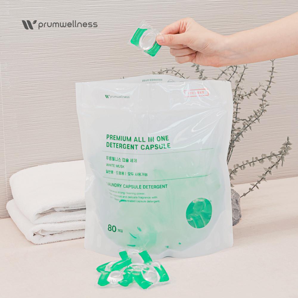 푸름웰니스 캡슐세탁세제 3 in 1 (13g X 80개입)