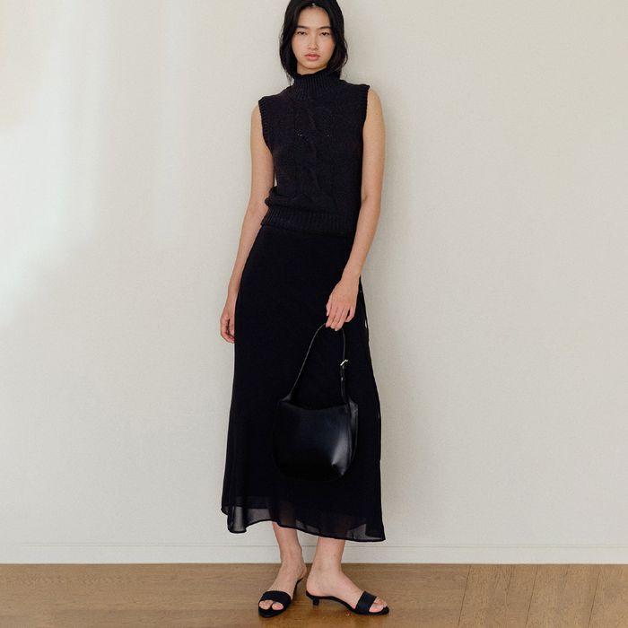 Lucius Gored Skirt Black