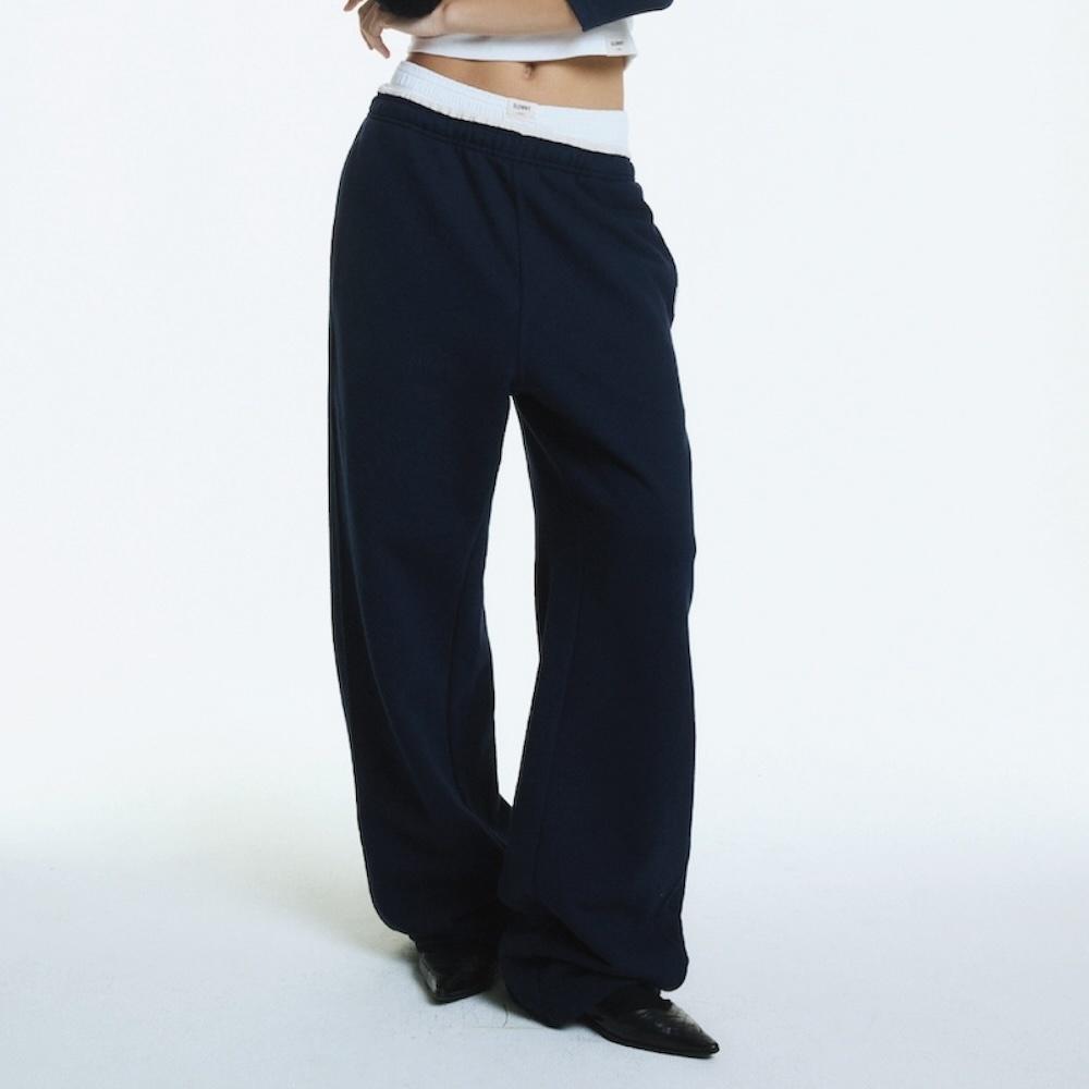 G CONTRAST SWEATPANTS (NAVY)