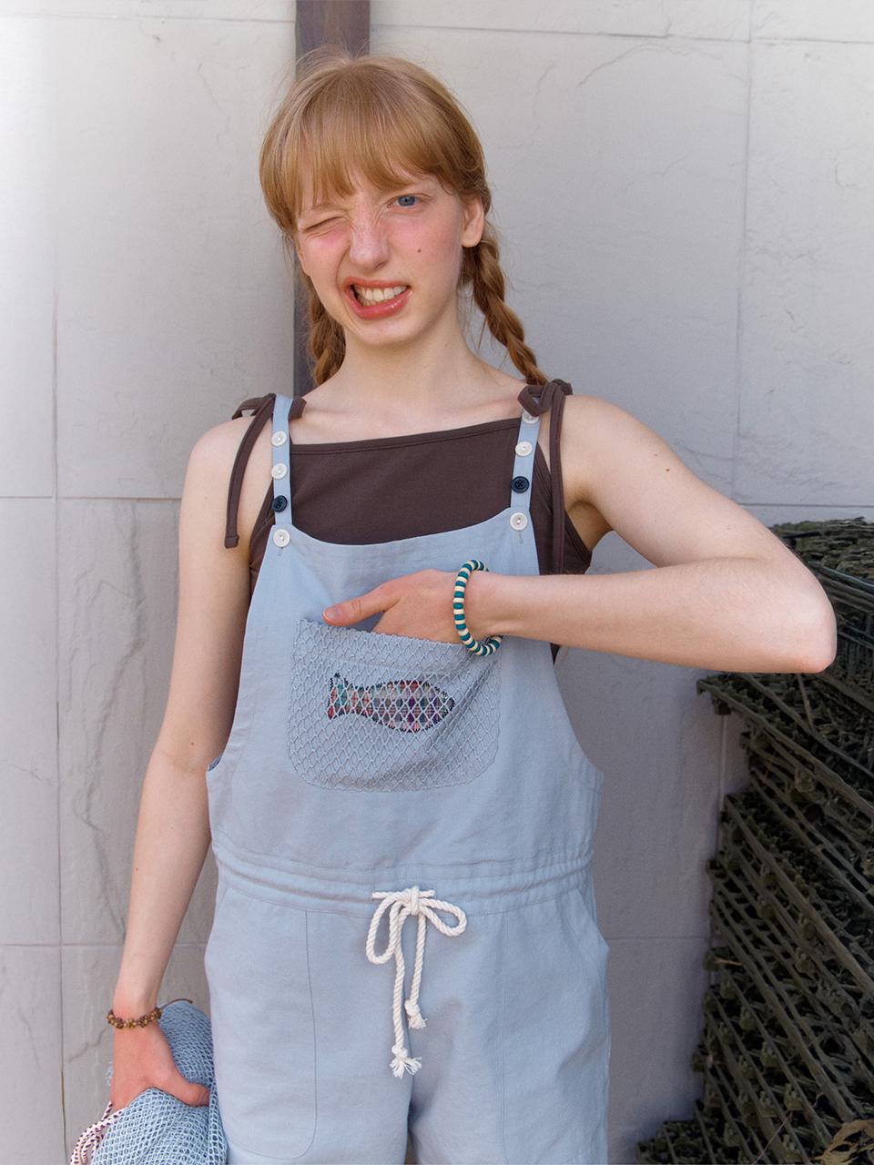 Fisherman Overalls_ocean sky