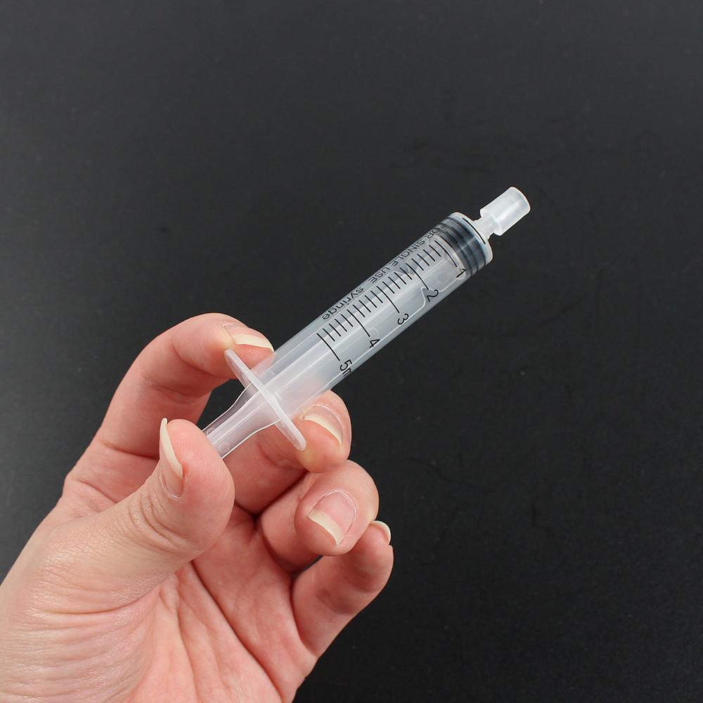 캡형 주사기 5ml 향수 화장품 오일 크림 소분 주입 리필 도구