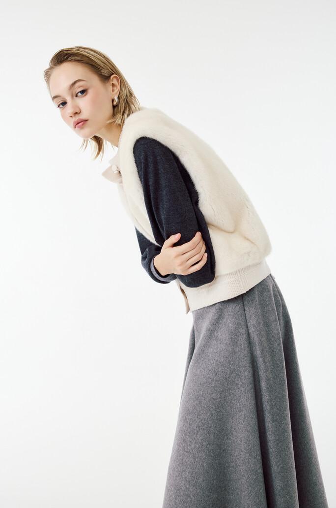 [LÄTT] 칼라리스 밍크 퍼 베스트