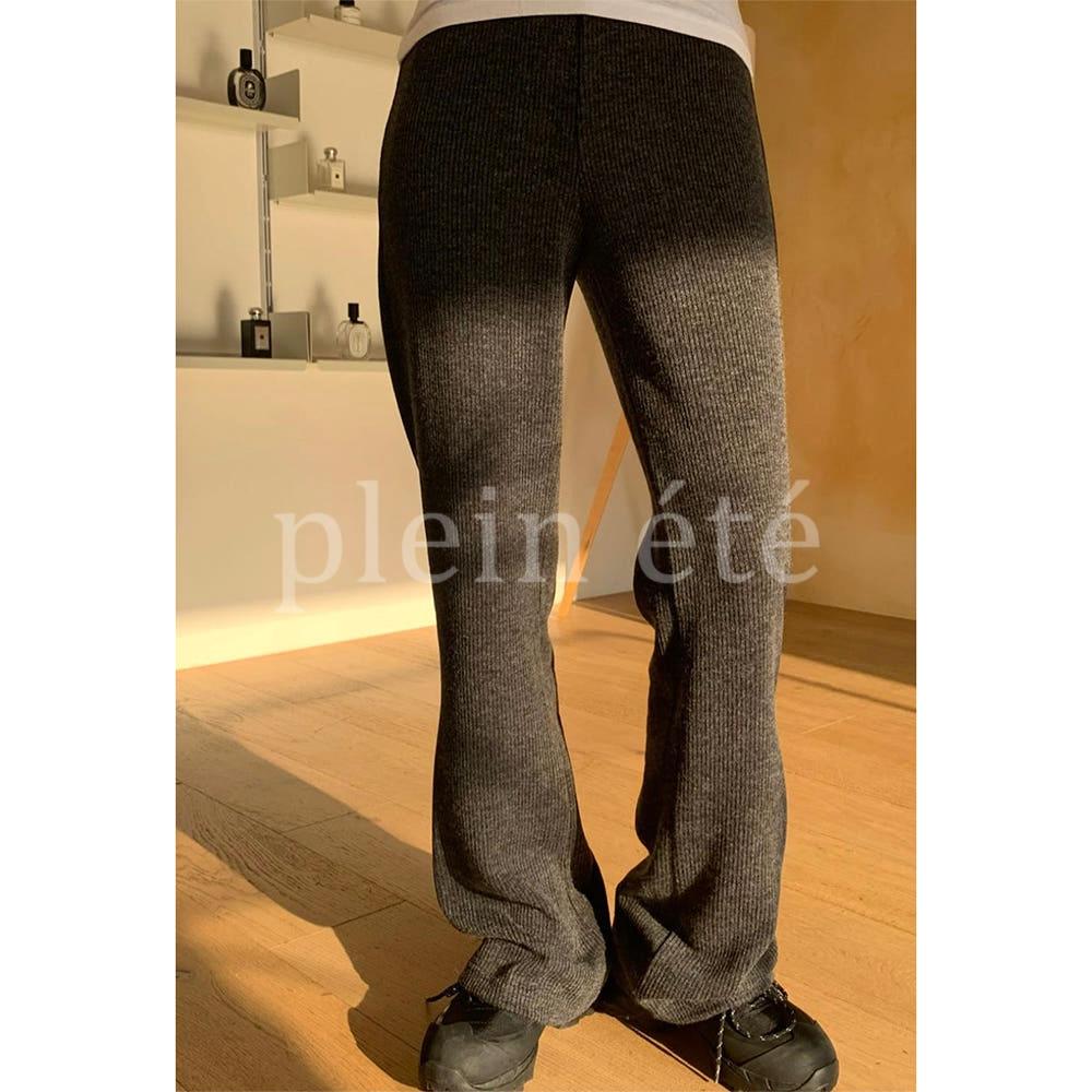 [플레인에떼](24 재진행)립 골지 팬츠 (2 color)