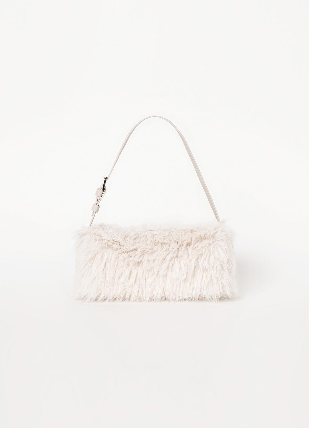 Furry Lowell Bag(White)