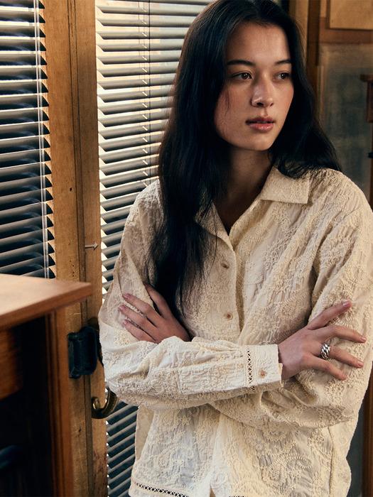Paisley Shirt Ivory_F251BL02