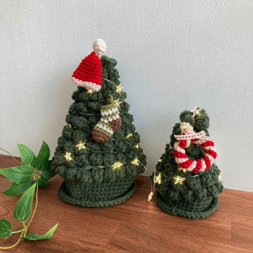 🎄[선물포장] 크리스마스 뜨개 미니트리(소형/중형)