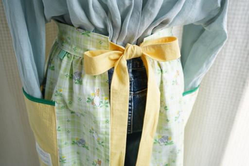 그리너리 바니 허리 앞치마 순면 100%