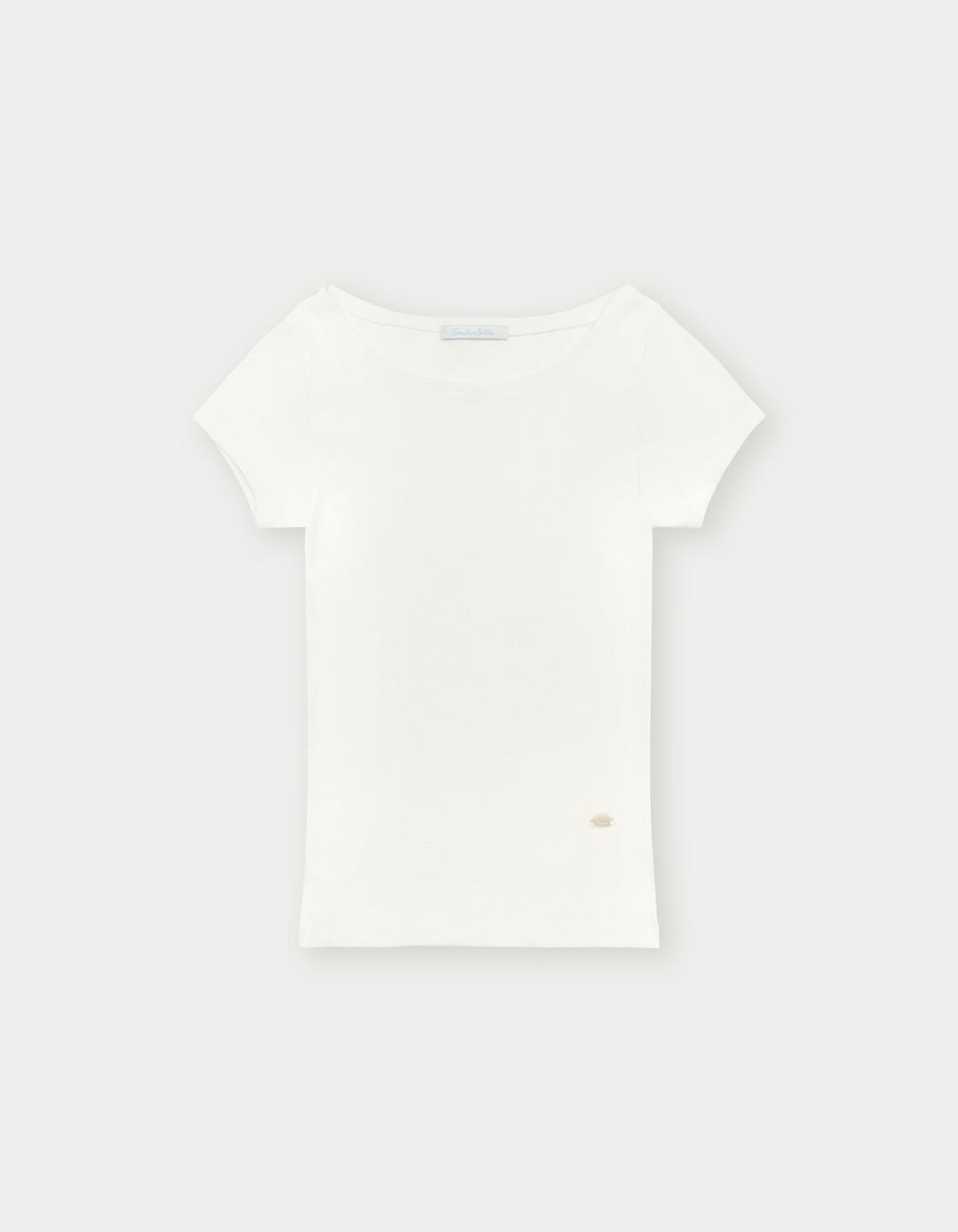 5th / 6.25 출고 Boat Neck Pendant Top - Ivory