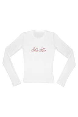 Tender Heart Long Sleeve - White / Small