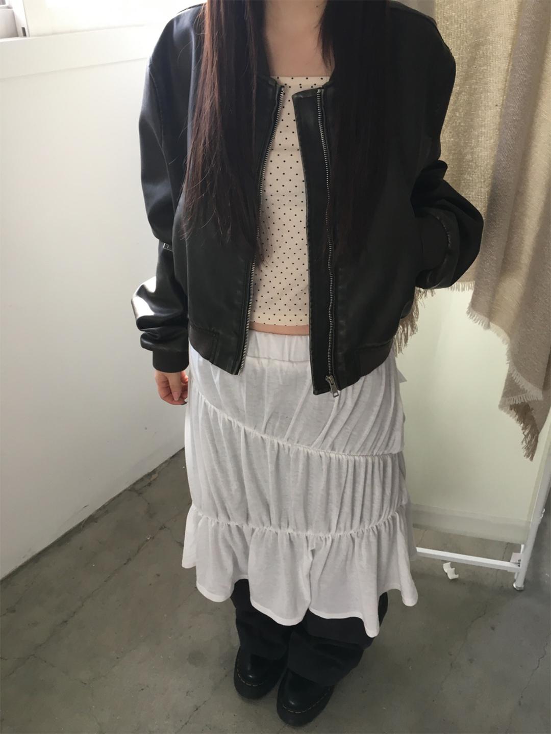 bloom leather jacket