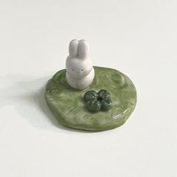 클로버 토끼 인센스홀더
