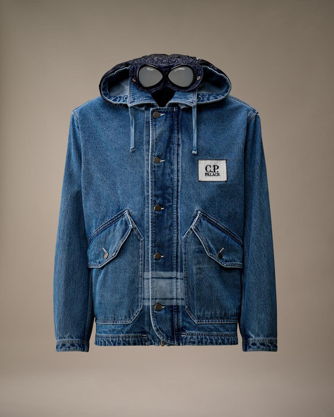 Palace C.P. Company Denim 14 3/4oz. Goggle Jacket