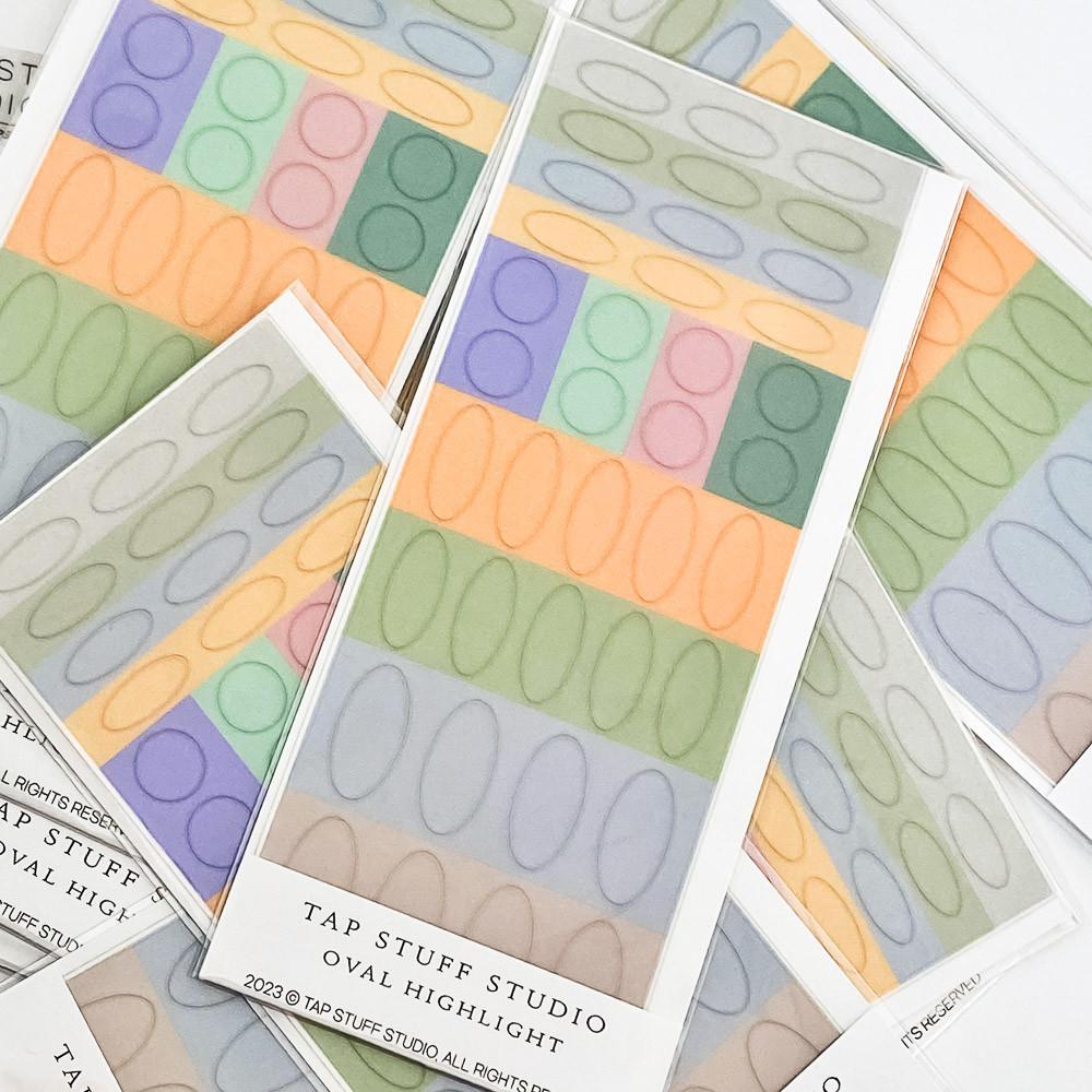 오발 하이라이트 스티커 OVAL HIGHLIGHT STICKER