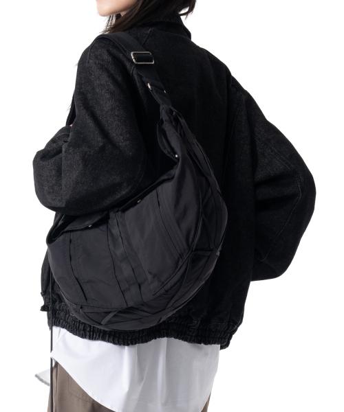 Taped Shoulder Bag (Black)