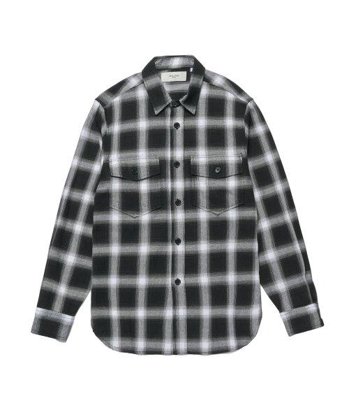 FLANNEL SHIRT BLACK