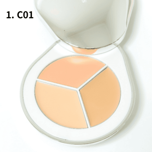 디어에이 퍼펙트 커버 컨실러 팔레트 4종 퍼프포함 디어에이 컨실러팔레트 디어에이컨실러팔레트 커버컨실러팔레트 흔적커버, 1. C01, 1개 - 컨실러 | 쿠팡