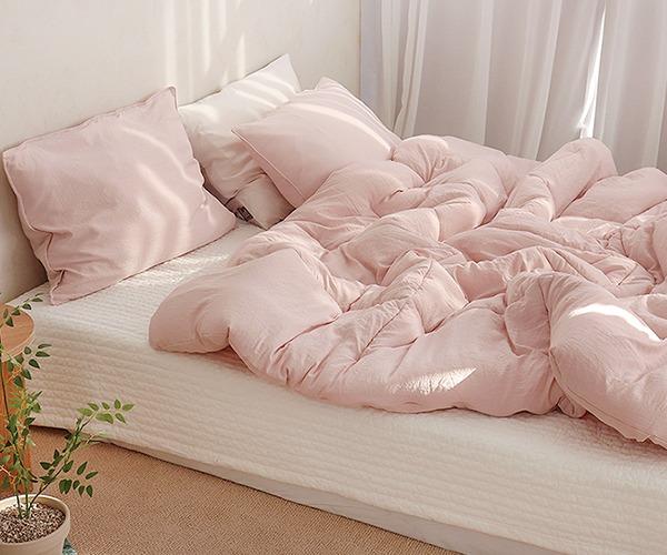 카스테라 피치스킨 사계절 차렵이불 (그레이)