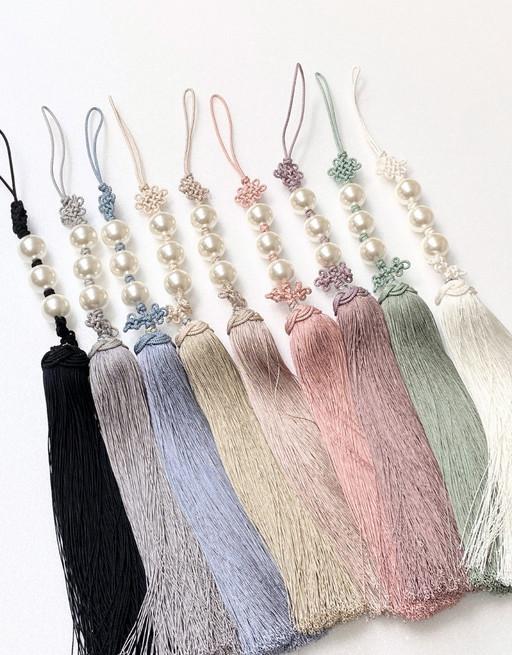 9가지 색상 진주 노리개