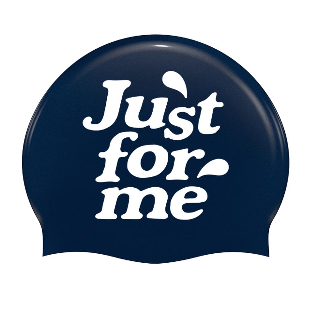 [24 JFM] Logo Swim Cap_Navy / White