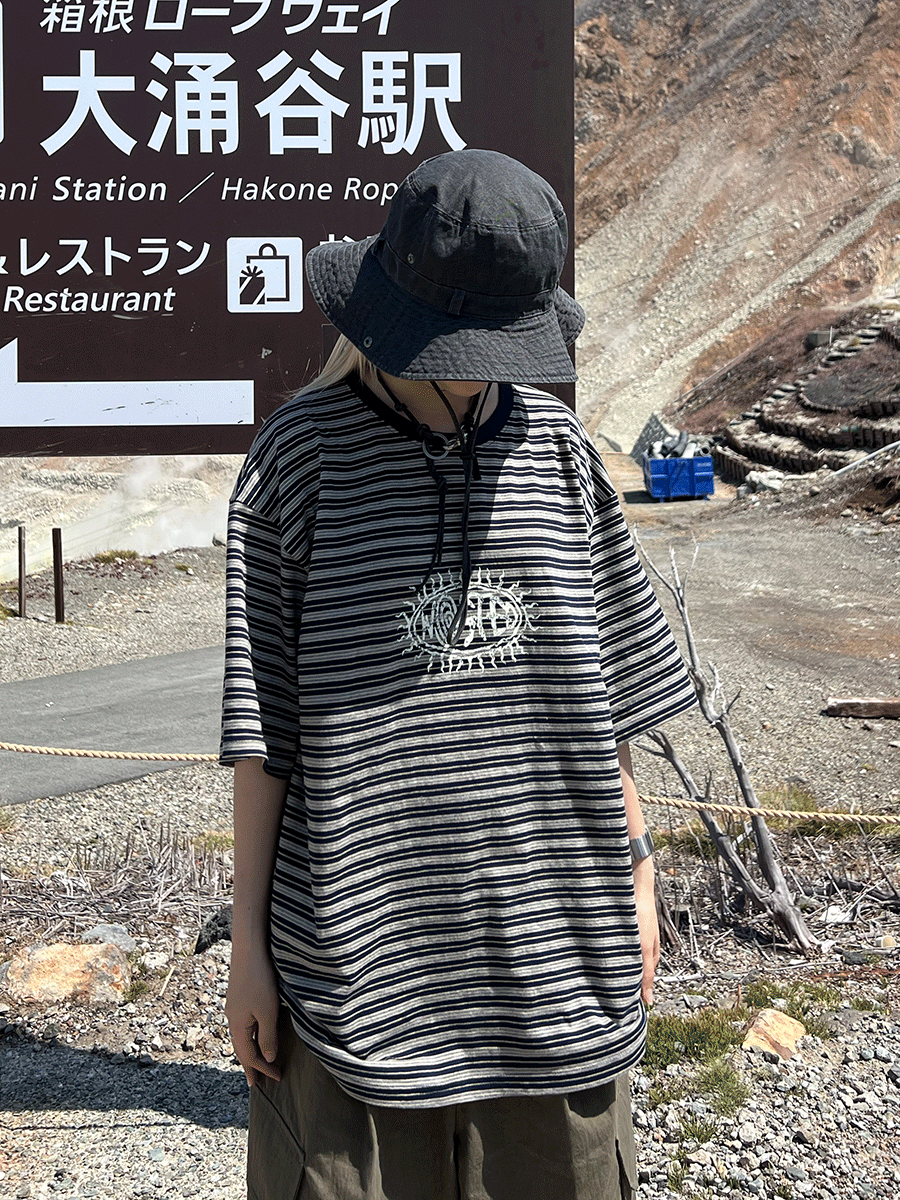 [ Unisex ] 워스트 단가라 오버 반팔티 3C