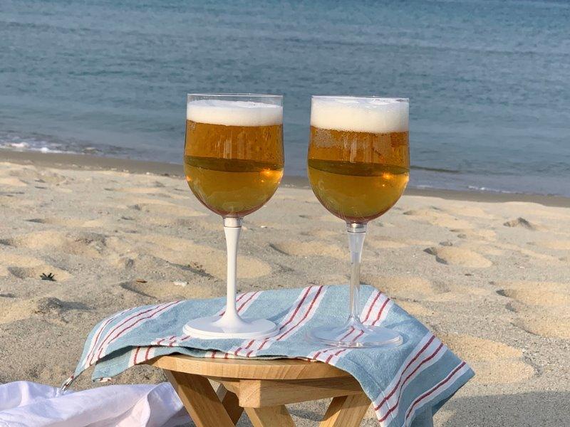 르피크닉 휴대용 비어& 와인잔 (피크닉 캠핑 맥주 3color)