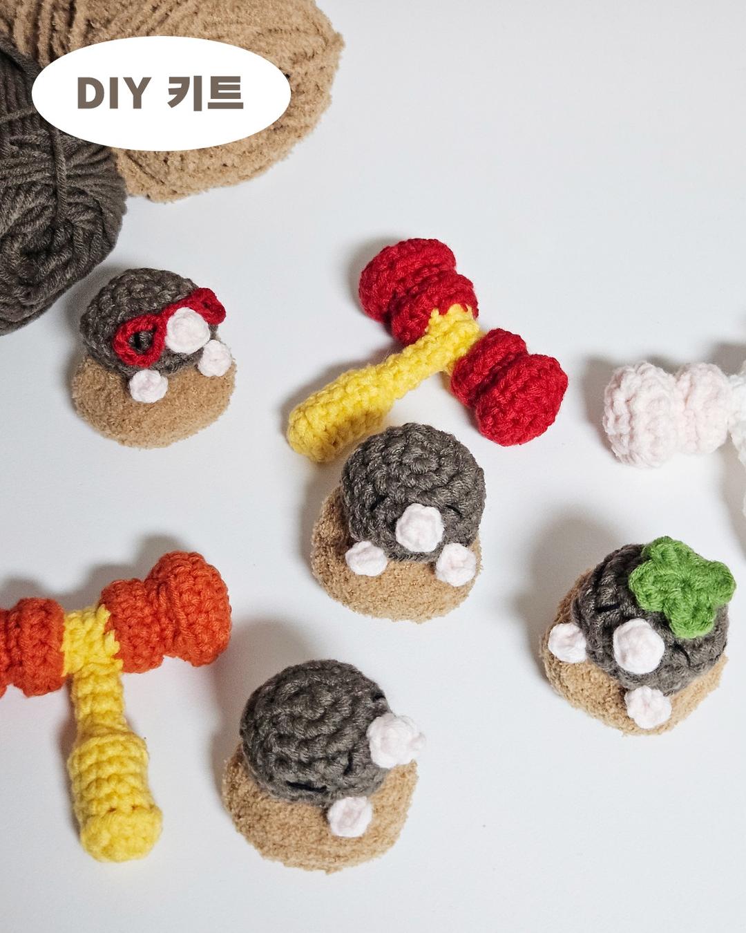 [DIY] 아기 뜨더지 두두 클릭커 뜨개 DIY키트(프리오더 2월 3일까지)